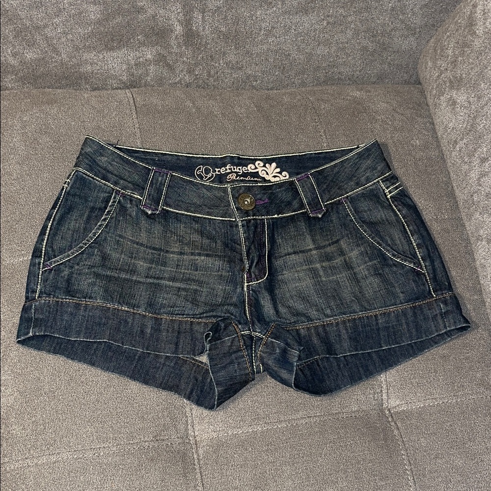 Refuge Dark Blue Jean Shorts used good condition